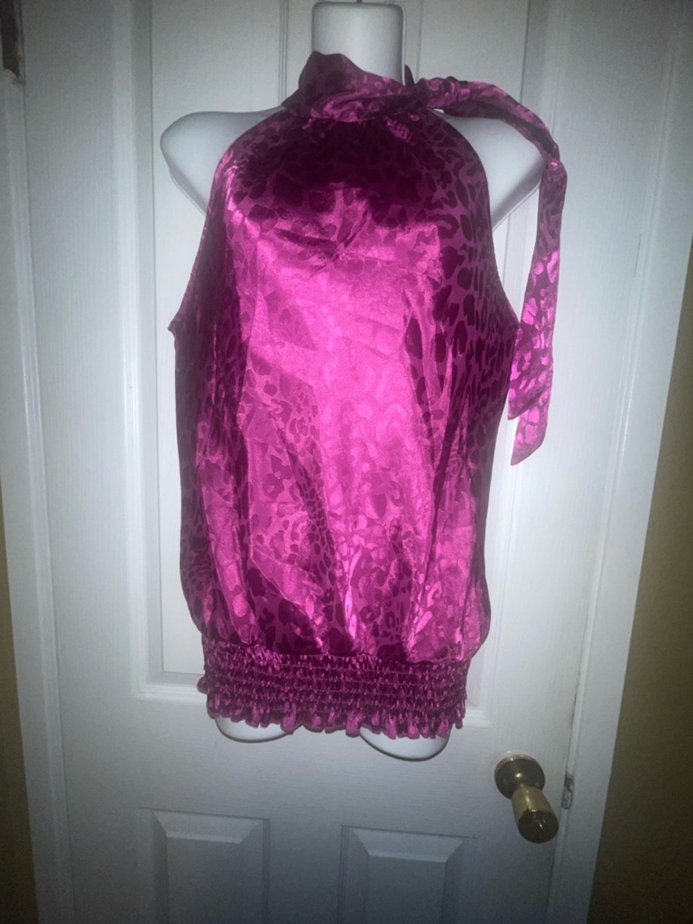 HeartSoul Asymmetrical Halter Skirt - Fuchsia